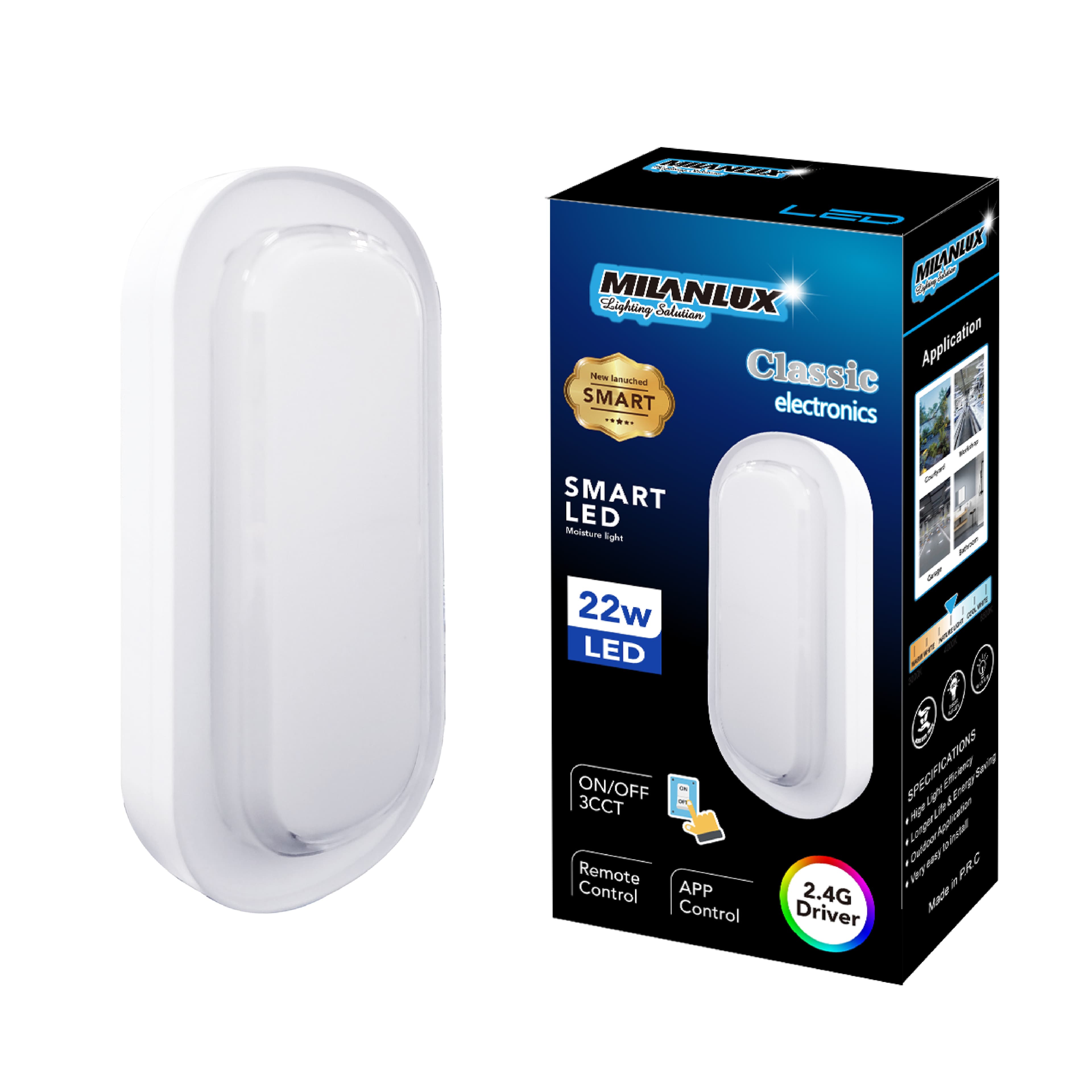 LED Bulkhead Lamp Ovalstar Series